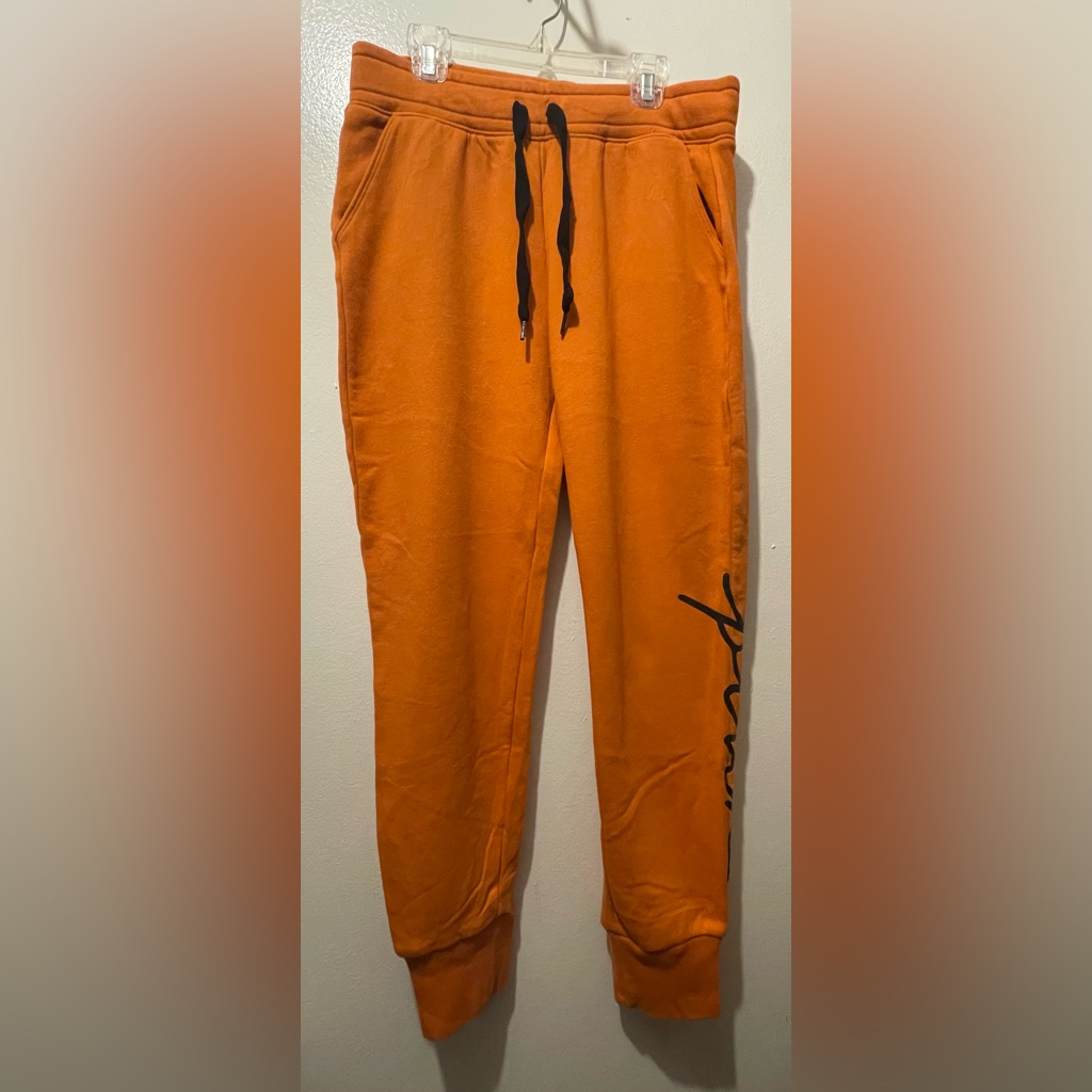 Pink Victoria’s Secret Women’s Orange Sweatpants